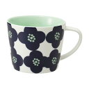 Wpc. Patterns マグカップ カメリア ネイビー 大容量 400ml レディース コップ スープカップ 電子レンジOK 食洗器OK 北欧 花柄 キッチ...