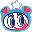 ティーズファクトリー エンジェルブルー カラビナ 付き ぬいぐるみ ファスナー MCナカムラ AB-5518267NA