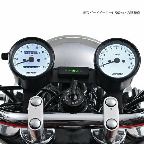 �ǥ��ȥ�(Daytona) �Х����� ������ �����᡼���� �֥�å��ܥǥ�/�ۥ磻�ȥѥͥ�/�ۥ磻��LED [�ե���]60 12000rpmɽ�� 15631