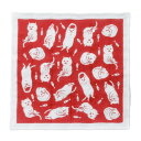 NEKONOBA 蚊帳生地ふきん ごろごろ 30cm x 30cm