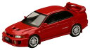 ホビージャパン HJ64 1/64 三菱ランサー GSR エボリューション 5 (CP9A) 1998 マッドフラップ付き パルマーレッド 完成品