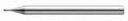 ユニオンツール(Union Tool) 2枚刃超仕上加工用ロングネックボールエンドミル R0.25×有効長1×刃長0.4×首径0.48×全長50 CBN-LBS...