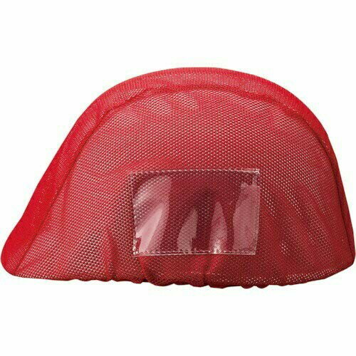 ユニット ヘルメットカバーメッシュポケット付 赤 831-741