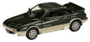 HJ64 1/64 トヨタ MR2 1600G-LIMITED SUPER CHARGER 1988 T BAR ROOF ニューシャーウッドトーニング 完成品