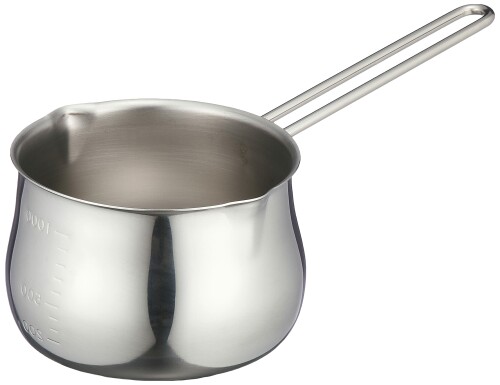 タケコシ(Takekoshi) 18-8ミルクパン 1000cc 目盛付 ワイヤーハンドル