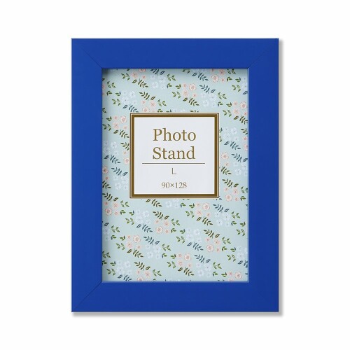 大仙 額縁 写真立 プレーヌ 樹脂製 L判 ブルー R08702005