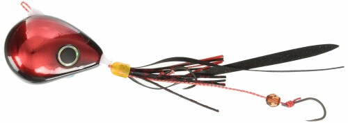 JACKALL(ジャッカル) 爆流 鉛式ビンビン玉スライド 160g F202 ブラックレッド/真っ黒レッドT+