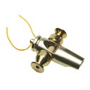 LP エルピー サウンド エフェクトホイッスル Tri-Tone Samba Whistle, Gold Tone LP352