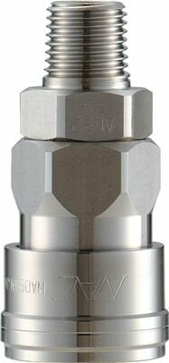 ナック クイックカップリング AL40型 ステンレス製 メネジ取付用