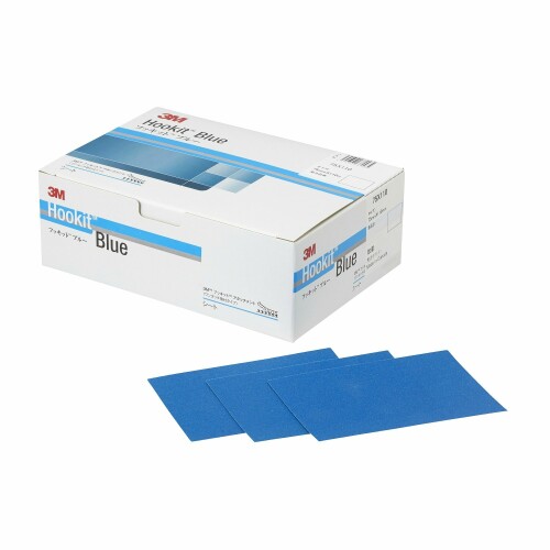 スリーエム フッキット ブルー サンディングシート 穴なし 75X110 粒度320 100枚入 H/SHT 320 75X110B
