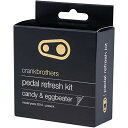 クランクブラザーズ(CRANK BROTHERS) ペダルパーツ ブラック ONE SIZE リフレッシュキット エッグビーター/キャンディー11用