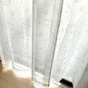 シナモロール シナモン 外から見えにくい UVカット率 99.9% レースカーテン 幅100×133cm丈 2枚セット サンリオ 丸洗い可 かわいい 女の子 キ...