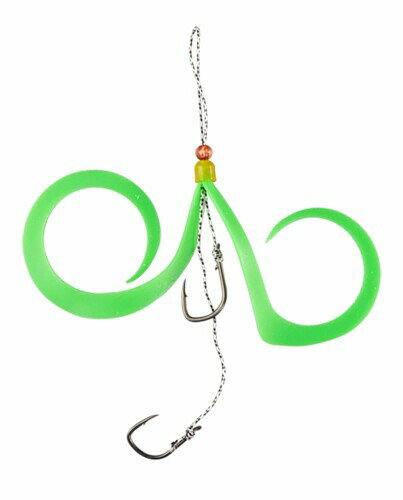 JACKALL(ジャッカル) 鉛式ビンビンスイッチ スペアラバーフックセット 蛍光グリーン