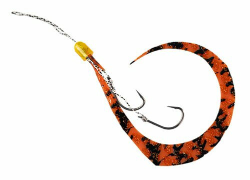 JACKALL(ジャッカル) ビンビンフック 無双 ネクタイフックセット 2本鈎 シマシマブラウンラメ