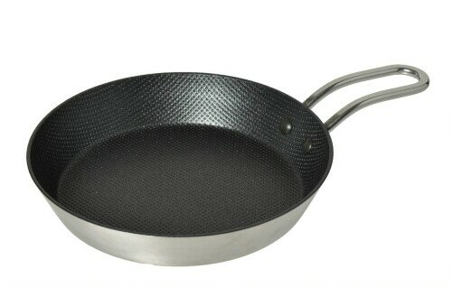 パークレーン 2層鋼グリルパン IH対応 16CM 片手 ブラック