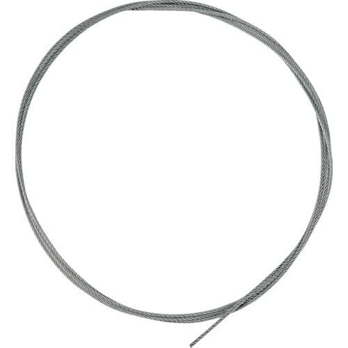 TRUSCO ステンレスワイヤカットロープ 0．81Φ×5000mm 両端加工なし SCW081X5M