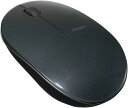 Digio2 Bluetooth マウス 薄型 3ボタンBlue LED ブラック MUS-BKT154NBK(2)