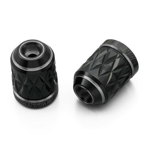 デイトナ(Daytona) バーエンド バイク ホンダ(M6)用 PREMIUM ZONE(プレミアムゾーン) KIRIKO アッシュシルバー 99714