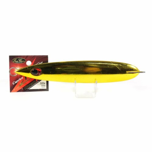 エバーグリーン(EVERGREEN) メタルジグ カプリスエッジ 18.6cm 320g 24Kゴールド CP24 ルアー