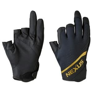 シマノ(SHIMANO) ネクサス 防風 グローブ 3本カット GL-102V ブラック XL
