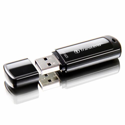 トランセンドジャパン トランセンド USBメモリ 128GB USB 3.1 キャップ式PS4動作確認済 TS128GJF700 ブラック