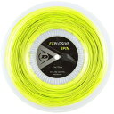 ダンロップ(DUNLOP) テニス 硬式テニス エクスプロッシブ・スピン ロールタイプ 240m イエロー 1.25mm DST12001