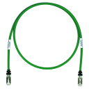 パンドウイット シールド LANケーブル Cat6A プロ仕様 5m 緑 STP6X5MGR