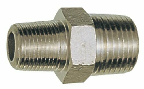 SANEI 配管部品 ステンレス異径六角ニップル R1/2xR3/8 TS700-1-13X10