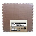 明和グラビア 防音ジョイントマット VJEM-6020 60cm×60cm×20mm厚×4枚 ブラウン/グレージュ