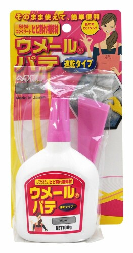 家庭化学工業 速乾 ウメールパテ 100g グレー ヘラ付き すぐに使えるペーストタイプ。 チューブ式なので作業性が良好。 ヘラ付き。 材質:アクリル系エマルジョン・フィラー・顔料・その他 色:グレー 【特長】 チューブ式なので作業性が良好です。 ヘラ付き。 【使用上の注意】 用途以外での使用はお避けください。 注意事項を必ずお読み下さい。 商品コード39061908193商品名家庭化学工業 速乾 ウメールパテ 100g グレー ヘラ付き型番3590400100カラーグレー※他モールでも併売しているため、タイミングによって在庫切れの可能性がございます。その際は、別途ご連絡させていただきます。※他モールでも併売しているため、タイミングによって在庫切れの可能性がございます。その際は、別途ご連絡させていただきます。