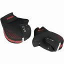 コミネ(KOMINE) バイク用 ネオプレンハンドルウォーマープラス Black/Red フリー AK-348 1300 防風