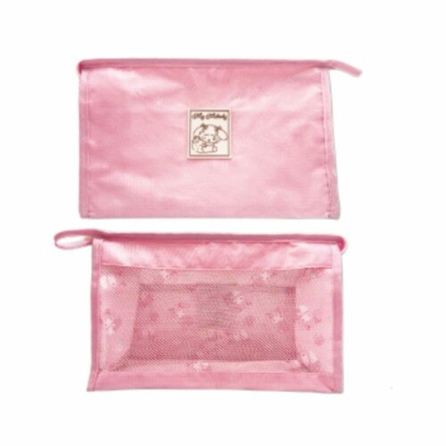 畑山商事 トラベルポーチ2点セット フルーツハグ マイメロディ 大:H17.5×W28×D9cm 小:H15×W23×D6.5cm 33202816 畑山商事 トラベルポーチ2点セット フルーツハグ マイメロディ 大:H17.5×W28×D9cm 小:H15×W23×D6.5cm 33202816