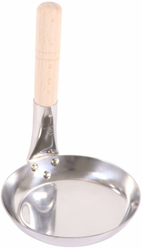 KD 18-0親子鍋 白木柄 タテ型 小 020203