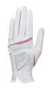 DUNLOP(ダンロップ) ゴルフ グローブ(手袋) レディス 左手用 XXIO ゼクシオ GGG-X022W ホワイトピンク 20cm ゴルフグローブ