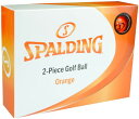 SPALDING(スポルディング) ゴルフボール 1ダース(12個入り) オレンジ SPBA-3768