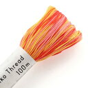 オリムパス製絲 刺し子糸 SashikoThread 100m カラフル col.193