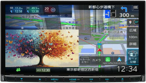 ケンウッド(Kenwood)カーナビ 彩速 HD7インチ MDV-M712 「Apple CarPlay」「Android Auto」対応 安心の日本製