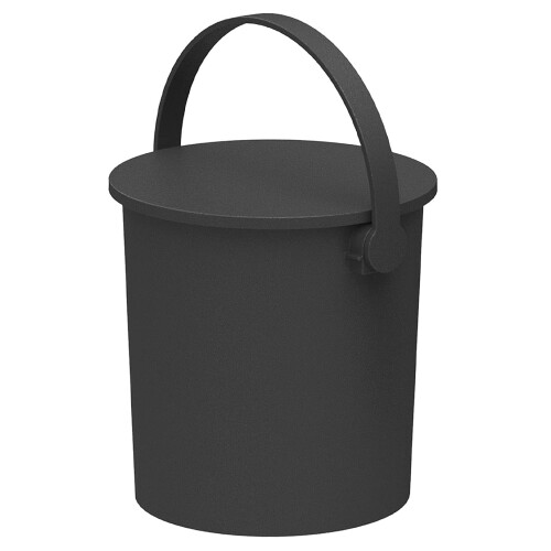 JEJアステージ 座れるバケツ フェルマー ブラック 10L インテリア雑貨 おもちゃ収納 アウトドア 耐荷重..