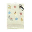 コンテックス フェイスタオル 布ごよみ 大きなタオルてぬぐい 柴犬 アイボリー 約58×120cm 52528-012