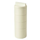 竹中(TAKENAKA) 弁当箱 tutu ツツ 4段ランチボックス 日本製 アイボリー (上段)160ml×3、(下段)280ml T-36378(3)