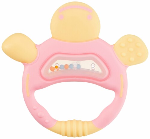 リッチェル Richell 歯がため ケース付 かめさん ピンク 3か月頃から対象