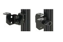 ミノウラ (MINOURA) 棚ブラケット ホビータワー (Hobby Tower) 用 Bタイプ 単独支柱用 1つ孔型 ノブ式 黒 HB-2B