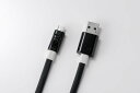 Deff ディーフ (2.1A急速充電対応 &LEDライト搭載) Super Tangle-free flat design cable with LED li...