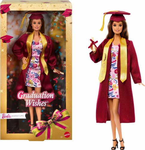 バービー(Barbie) グラデュエーション・ウィッシュ Graduation Wishes シグネチャー きせかえ人形・ハウス ままごと・ごっこ遊び 6歳から レッド JJX81