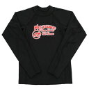 mazume ラッシュガード KIDS long sleeve MZAP-610-01 ブラック 130