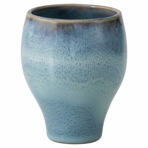 波佐見焼 カップ 碧海 容量約210ml たわみ ブルー 25256