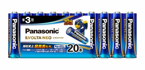 パナソニック エボルタNEO 単3形アルカリ乾電池 20本パック LR6NJ/20SW パナソニック エボルタNEO 単3形アルカリ乾電池 20本パック LR6NJ/20SW
