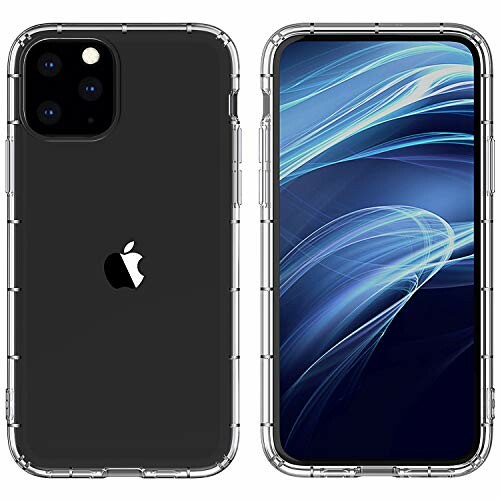 iPhone 11 Pro Max ケース クリア TPU アイフォン 11 Pro Max ソフト カバー 耐衝撃 全面保護 エアクッション技術 落下 衝撃吸収 Qi充電 6.5インチ