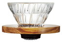 HARIO (ハリオ) V60 耐熱ガラス透過 コーヒードリッパー オリーブウッド 01 コーヒードリップ 1~2杯用 VDGR-01-OV