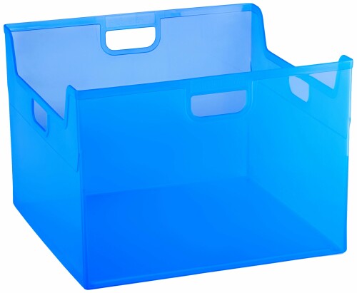 ナカバヤシ ファイルボックス 書類収納ケース キャパティEW5 A4 スーパーワイドタイプ FB-EW5-CBN